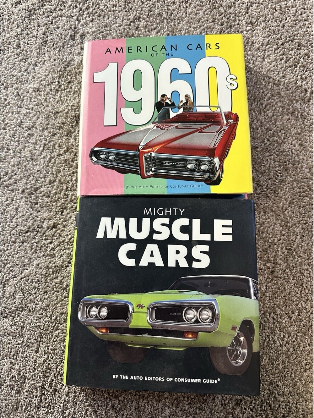 Lot Of 2 Mighty Muscle Cars Auto Editors American Cars Of The 1960’s Set Of 2